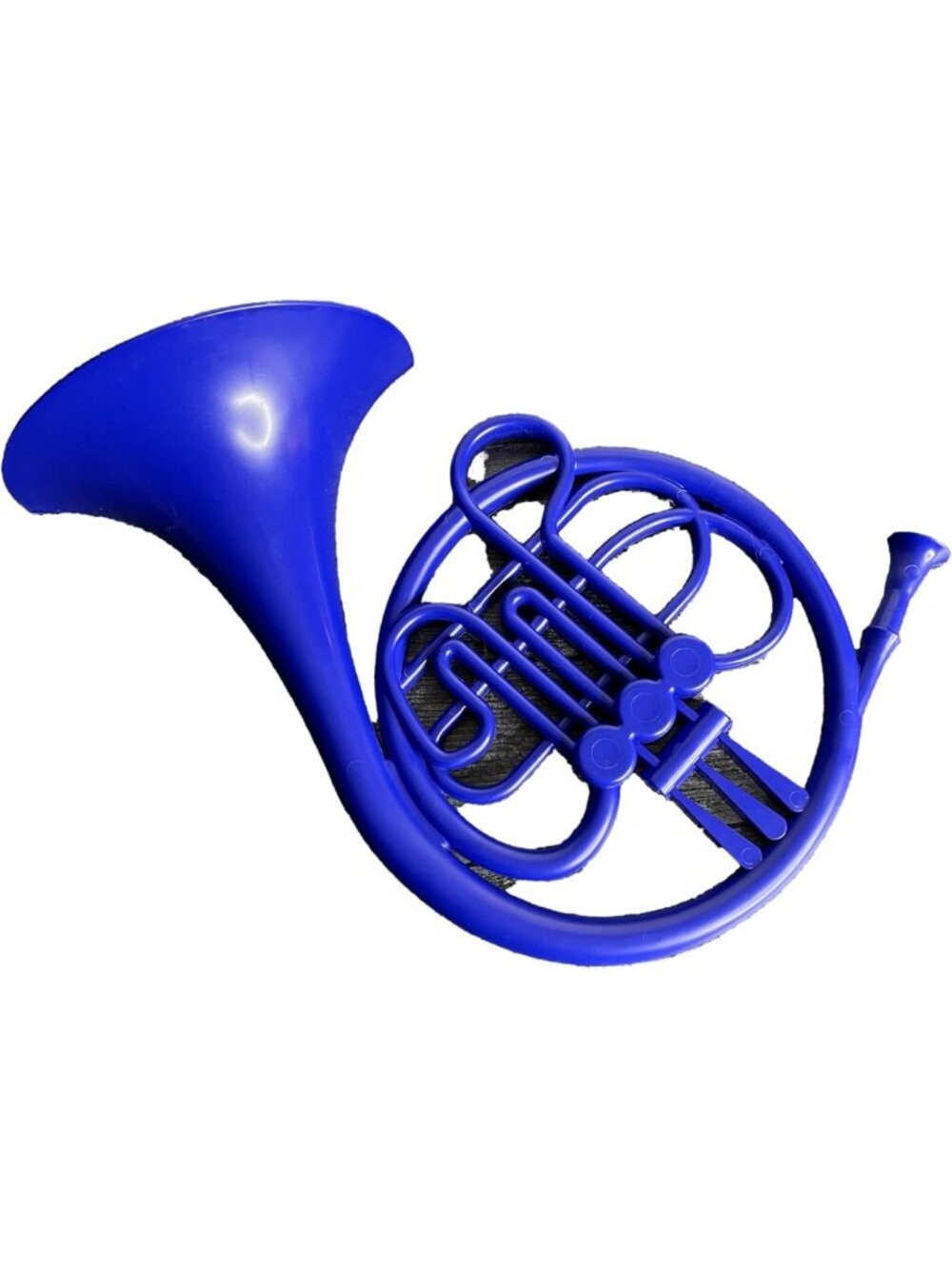 Blue French Horn Wall Hanging - Iconic Prop Replica for Proposal & Pop Culture